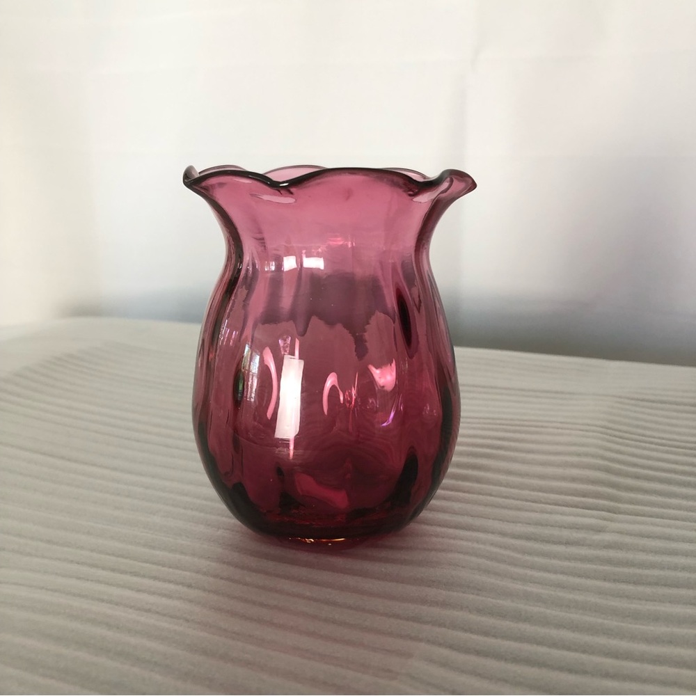 Cranberry/Pilgrim Glass Collectible (h)
